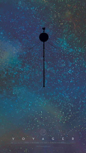 NASA iPhone Voyager 40-vuotisjuhla — Avaruus iPhone Taustakuvat