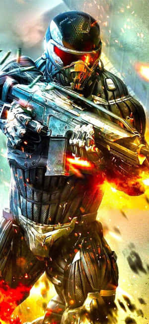 iPhone X Crysis 3 -tausta — Moto G Power (2025) Taustakuvat