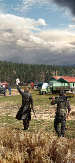 iPhone Xs Far Cry 5 -tausta — POCO F9 Pro Taustakuvat