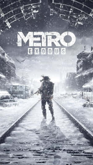 iPhone X Metro Last Light -taustakuva — Videopeli GIF Taustakuvat