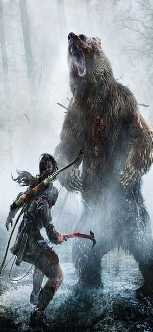 iPhone Xs Max Rise of the Tomb Raider -taustakuva — Redmi A7 Pro Taustakuvat