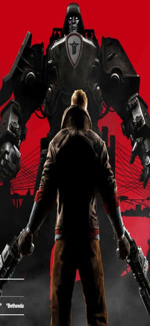 Iphone Xs Wolfenstein II -tausta — RedMagic 10S Pro Taustakuvat