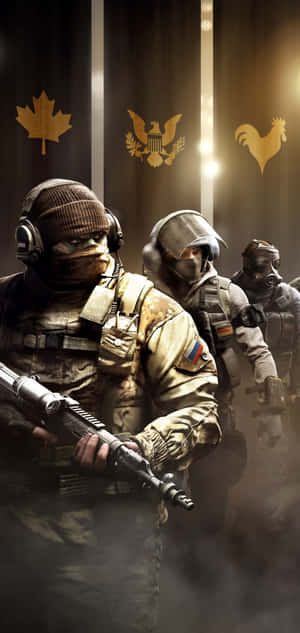 Android Rainbow Six Siege -tausta — Tecno Pova Taustakuvat