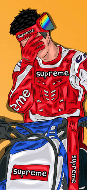 Supreme Simpson — Redmi Note 17 Taustakuvat