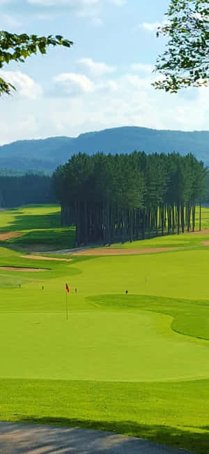 Iphone X Golfkenttätausta — POCO M7 Plus Taustakuvat