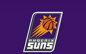NBA Phoenix Suns -logo Violettina -taustakuva — Yksinkertainen Taustakuvat