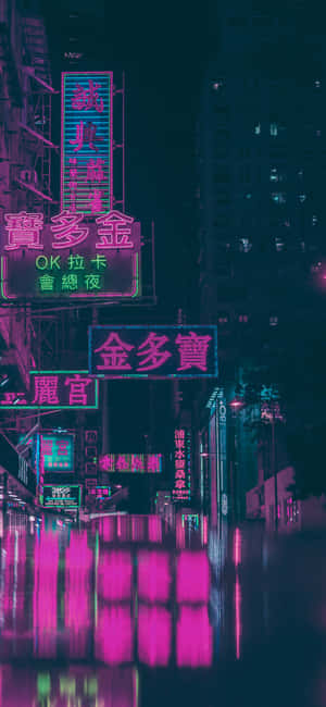 Japanilainen Neon — Motorola Edge 70 Max Taustakuvat