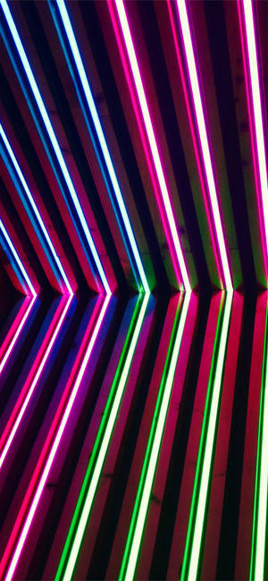 Neon Violetti Iphone Putkivalot — iPhone 18 Taustakuvat