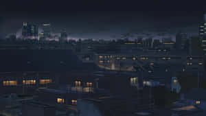Anime Cityn kuvat — Anime kaupunki Taustakuvat