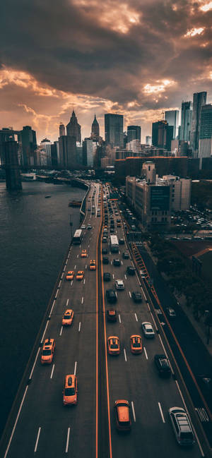 New York City iPhone X Harlem River Drive — iPhone 18 Pro Max Taustakuvat