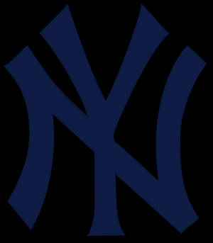 New York Yankees sininen NY-logo vektori -taustakuva — Tecno Phantom V Fold2 Taustakuvat