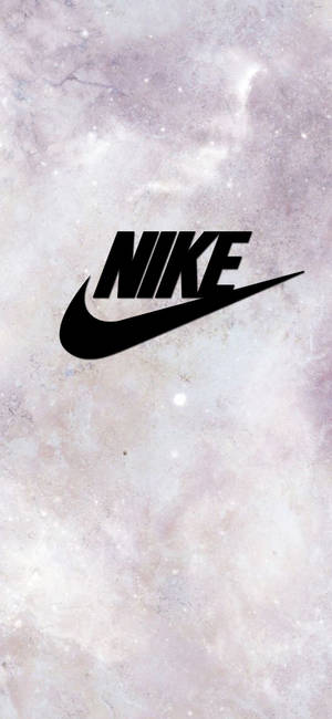 Nike Girl logo kuun pinnalla taustakuva — iPhone 17 Taustakuvat