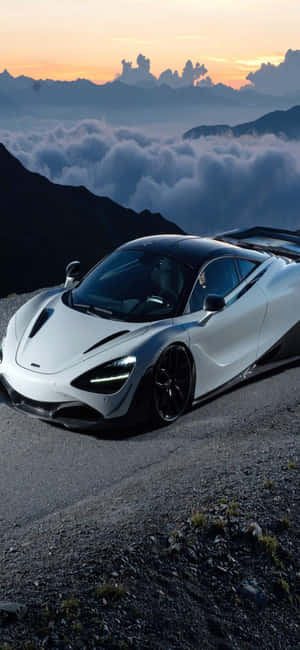 Iphone Xs McLaren 720s -taustakuva — Auringonnousu Taustakuvat
