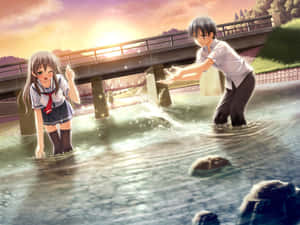 Anime-parin taustakuva — Anime pari GIF Taustakuvat
