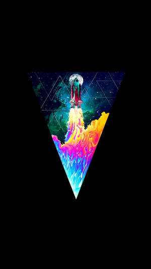 Oled Space Rocket -taustakuva — OLED Taustakuvat