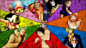 Olkihattupiraatit — One piece työpöytä Taustakuvat