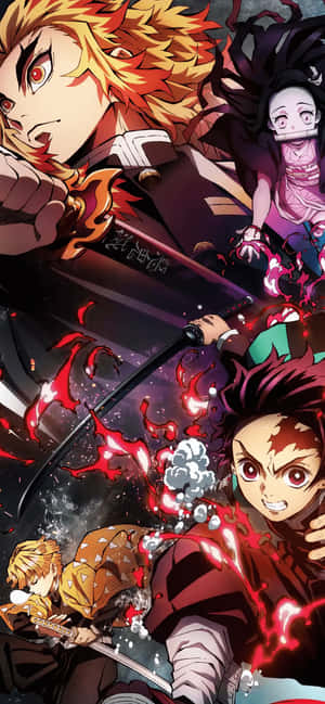 Demon Slayer iPhone 11 — Vivo V50e Taustakuvat