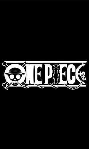One Piece -puhelimen logo mustalla — One piece puhelin Taustakuvat