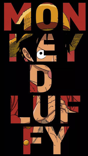 One Piece Puhelin Luffy Tekstitaide