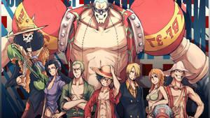 One Piece työpöydän hahmot -juliste — One piece työpöytä Taustakuvat