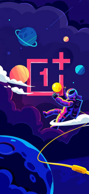 Oneplus 9 Pro Avaruusastronautti — iPhone 13 Pro Max Taustakuvat