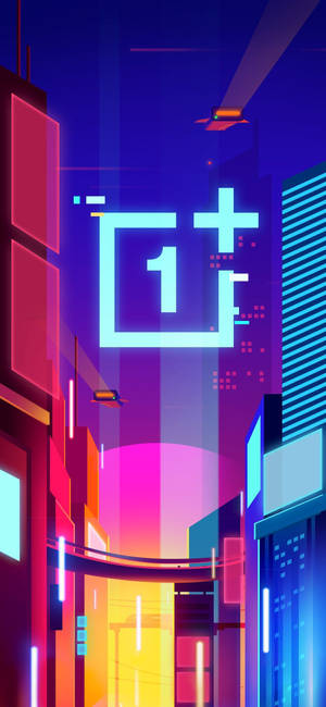 Oneplus City Lights Art -taustakuva — iPhone 18 Pro Max Taustakuvat