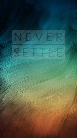 Oneplus Never Settle Lanka taustakuva