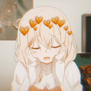 Oranssisydäminen Anime PFP Estetiikka