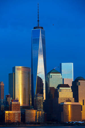Osittain peitetty One World Trade Center — Huawei MatePad Taustakuvat