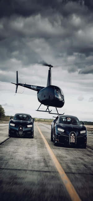 iPhone Xs helikopterit -tausta — iPhone 13 Pro Taustakuvat