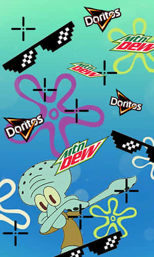 Outoja Spongebob-kuvia — Galaxy Tab A11 Taustakuvat