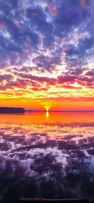 Auringonlaskun ranta Iphone — POCO F8 Pro Taustakuvat