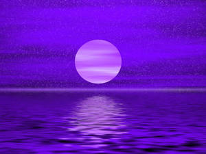 Pastellinen violetti neonkuu -taustakuva — Neon kuu Taustakuvat