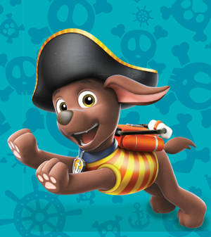 Paw Patrol Merirosvo Zuma -taustakuva — Nubia Fold Taustakuvat