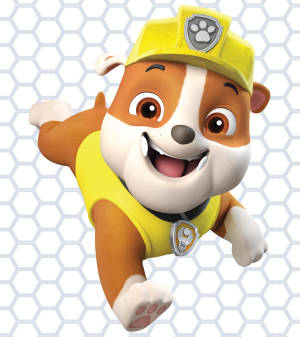 Paw Patrol Rubble -taustakuva — Nubia Flip Taustakuvat