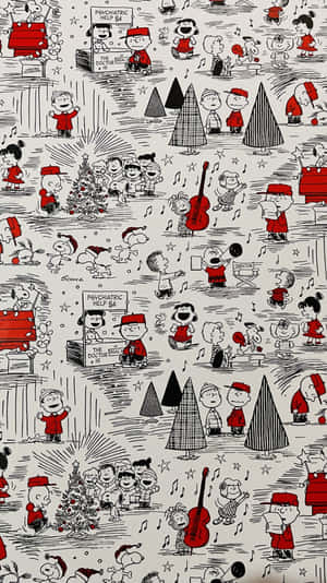 Peanuts-joulu — Hauska joulu Taustakuvat