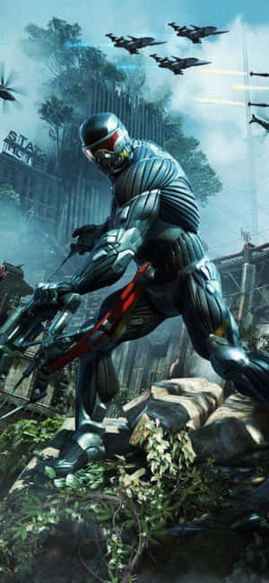 Iphone X Crysis 3 -tausta — Honor Magic8 Lite Taustakuvat
