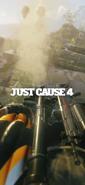 iPhone Xs Max Just Cause 4 -tausta — POCO C Taustakuvat