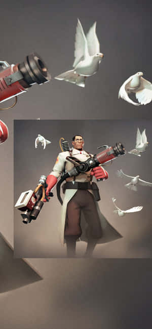 iPhone XS Team Fortress 2 -taustakuva — Muted Taustakuvat