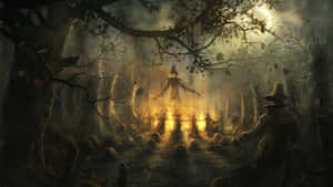 Pelottava Halloween-taustakuva — Pelottava halloween Taustakuvat
