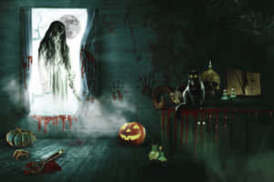 Pelottava Halloween-taustakuva — Pelottava halloween Taustakuvat