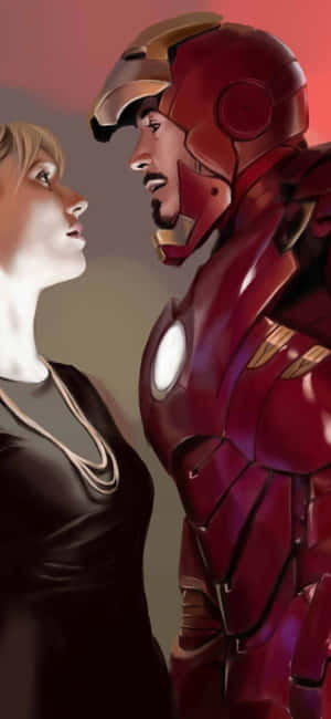 Pepper Potts seisoo vahvana — Galaxy C Taustakuvat