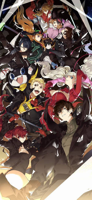 Persona 5 -puhelin — Galaxy A08 Taustakuvat