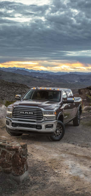 Pickup Truck Silver 2500 RAM -valokuva — iPhone 11 Pro Max Taustakuvat