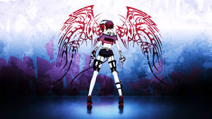 Pimeä enkeli anime demoni -taustakuva — Anime demoni Taustakuvat