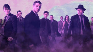Pinkki ja violetti esteettinen 4K Gotham-työpöytätaustakuva — Batman Taustakuvat