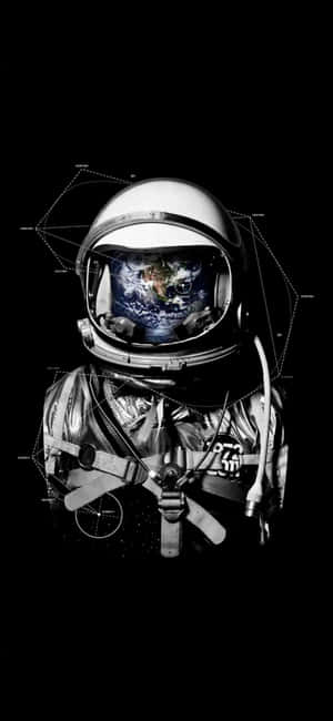 Astronautti iPhone — iPhone 16e Taustakuvat