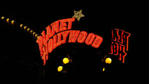 Planet Hollywood -kyltti taustakuva — Siisti Taustakuvat