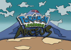Pokemon Legends Arceus -vuoristokuvitustausta — Söpö pokemon Taustakuvat