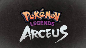 Pokémon Legends Arceus -logo-taustakuva — Pokémon legends arceus Taustakuvat